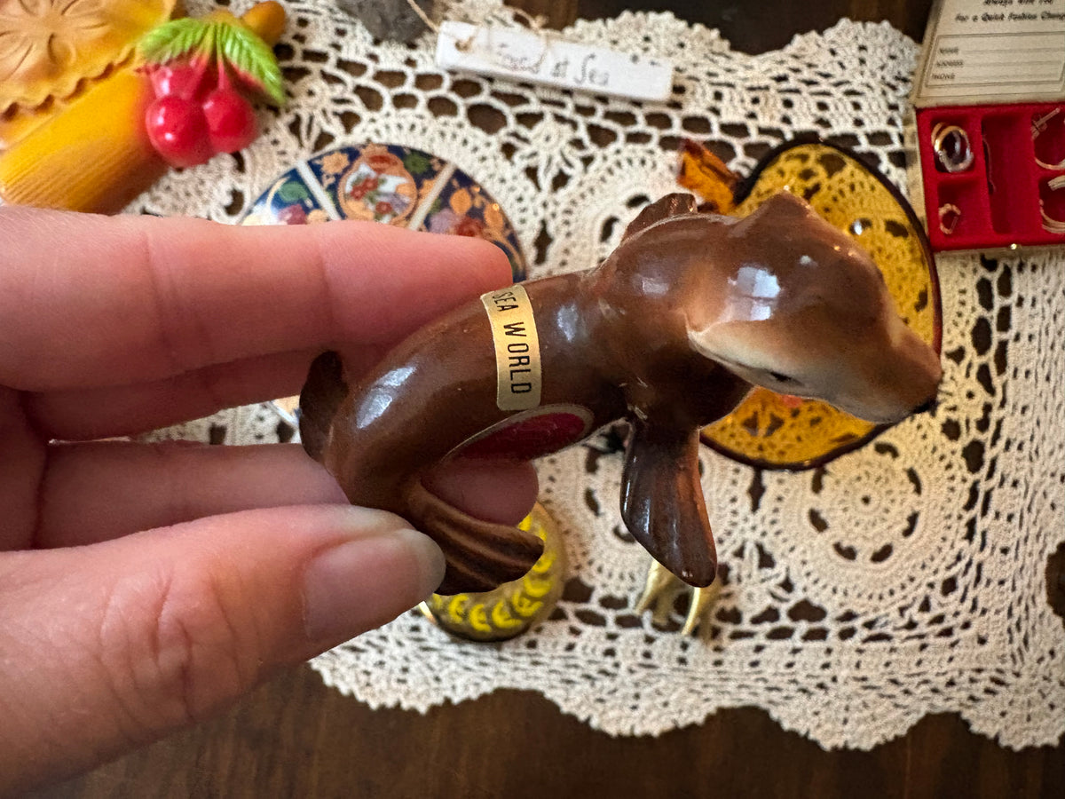 Mini Bone China Seal | Sea World, Japan