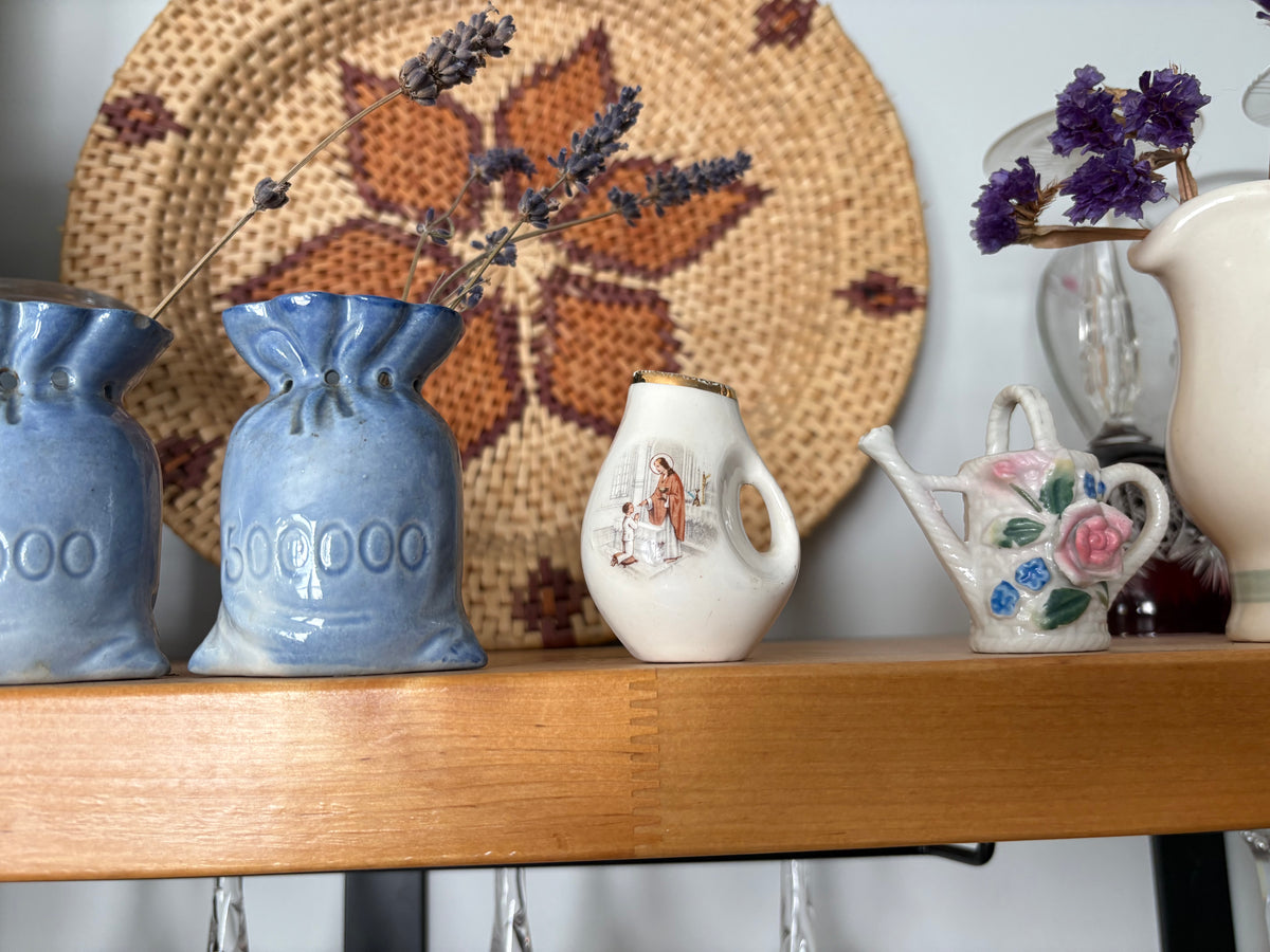 Mini Floral Ceramic Pitcher