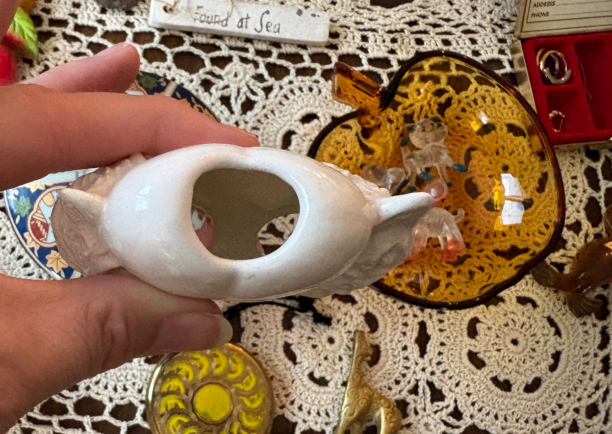 Mini Heart Planter | White Porcelain