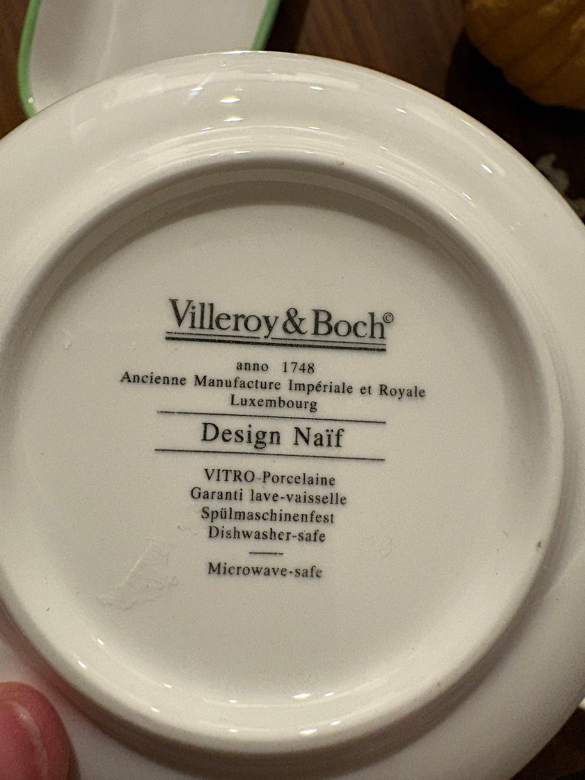 Villeroy & Boch Folk Art Porcelain Trinket Dish