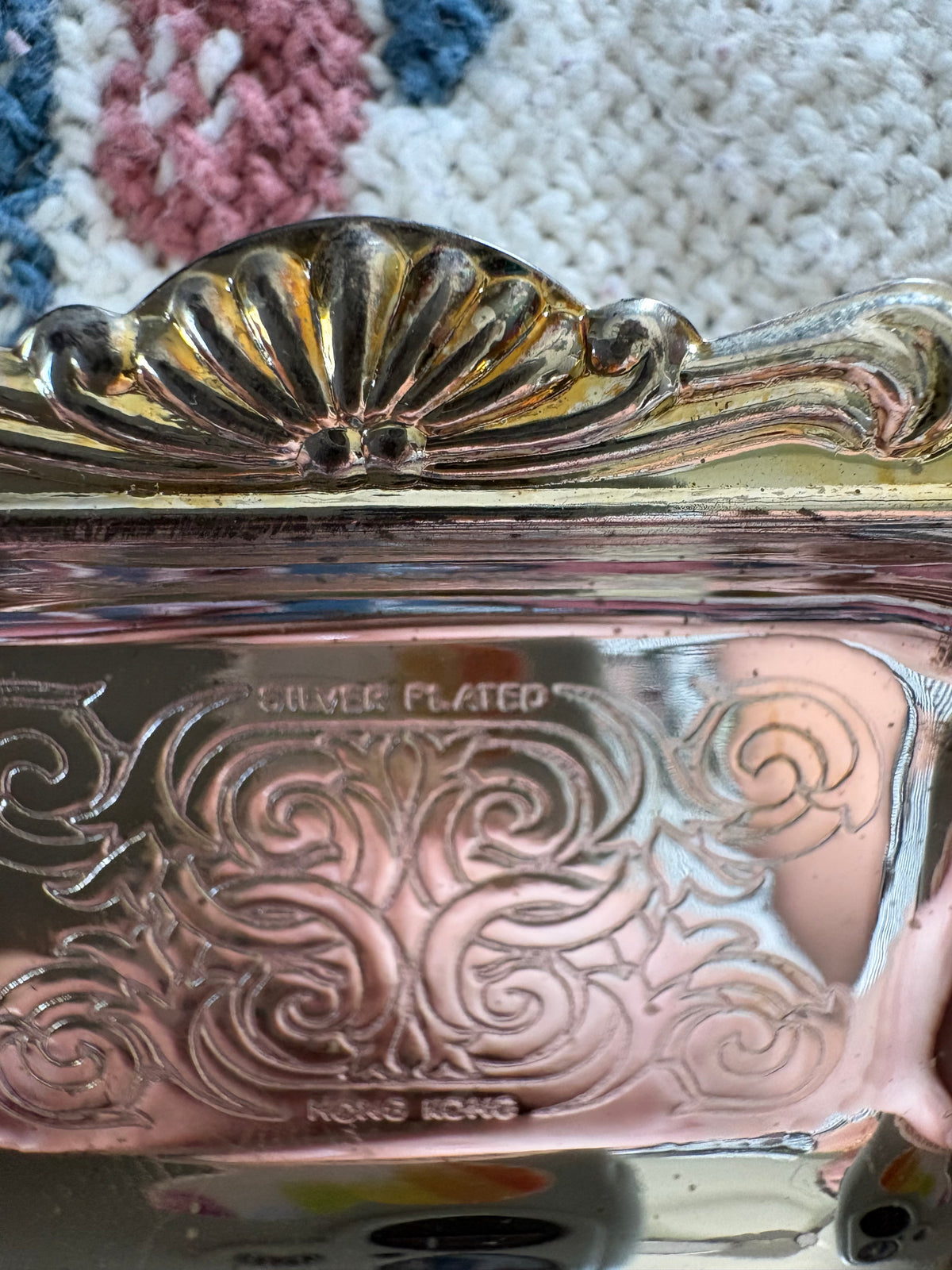 Mini Silver Plated Salt & Pepper Shakers | On Tray