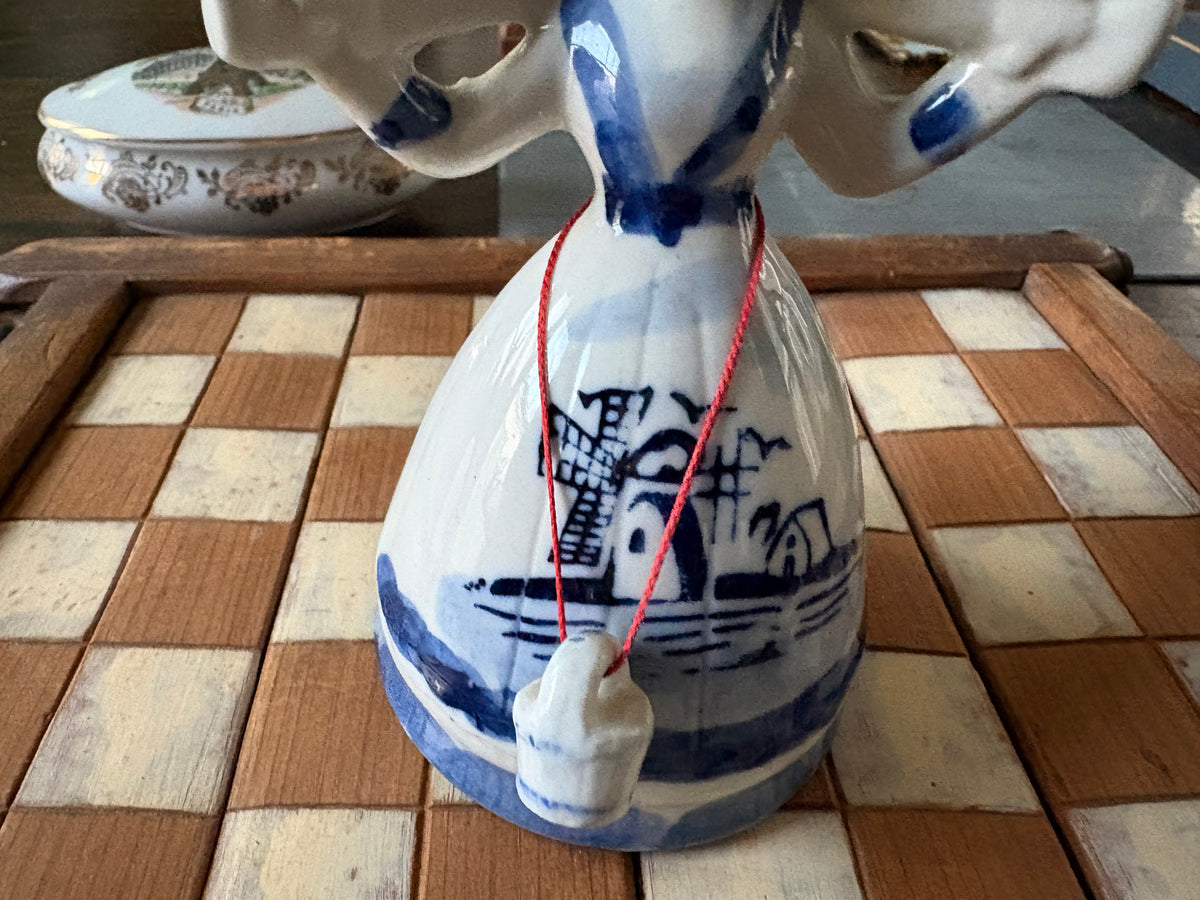 Delft Blue Dutch Girl Figurine