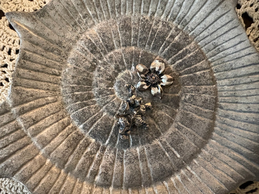 Pewter Shell Trinket Dish