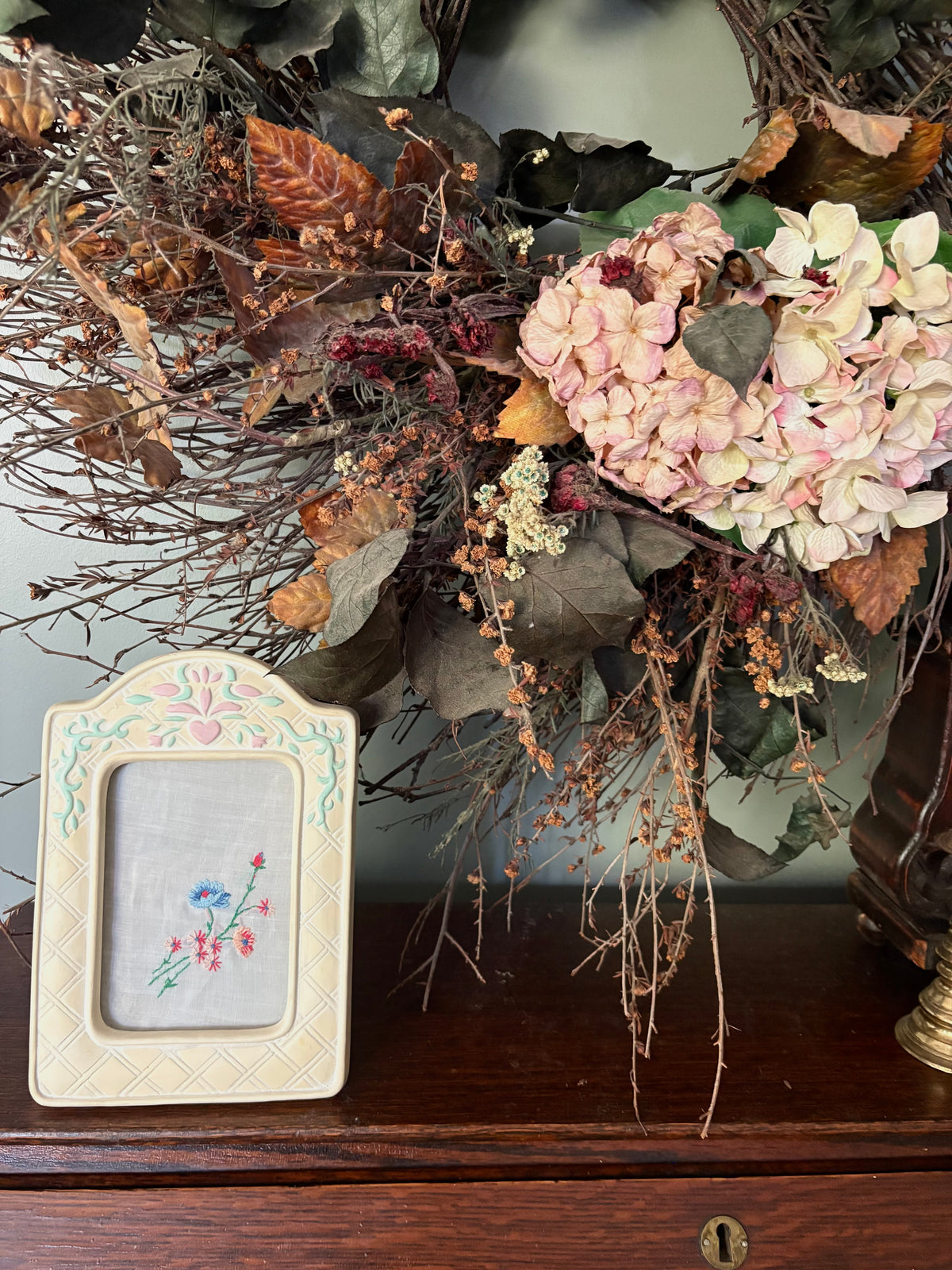 Enamel Heart Frame
