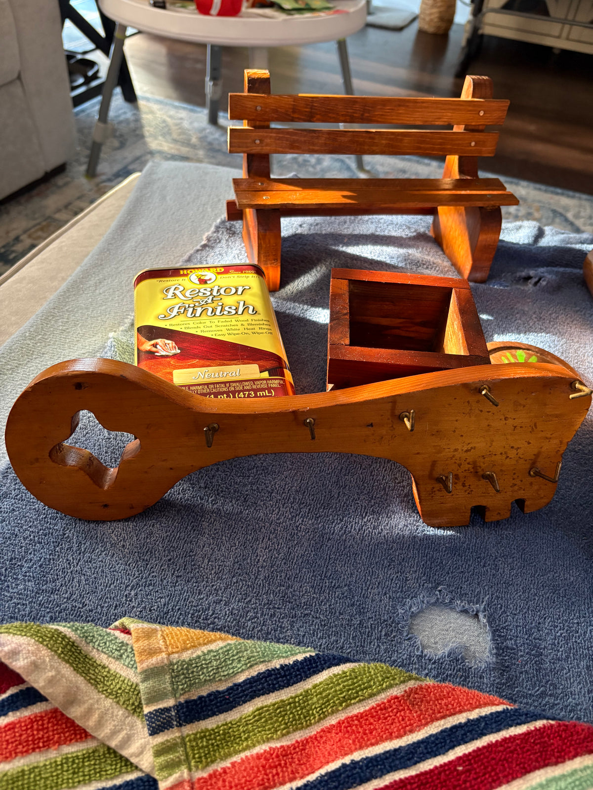 Mini Wooden Bench