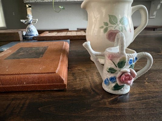Mini Floral Ceramic Pitcher
