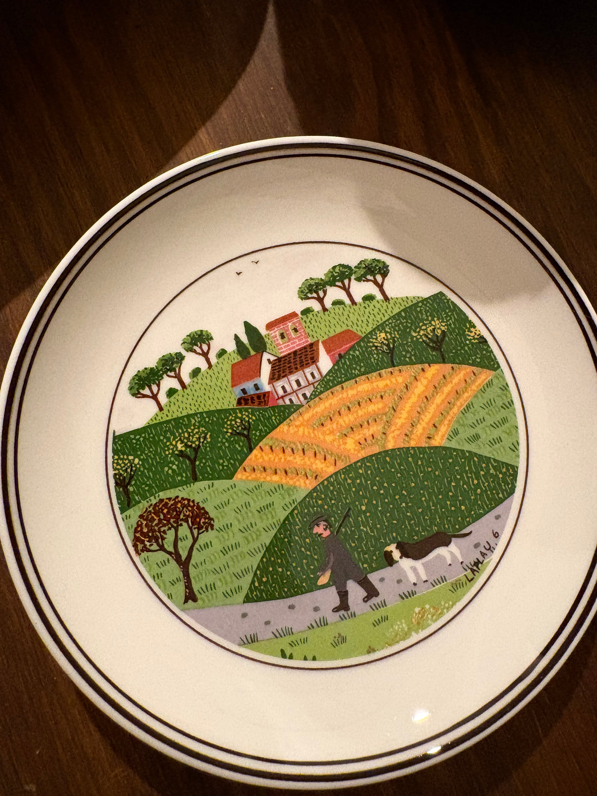 Villeroy & Boch Folk Art Porcelain Trinket Dish
