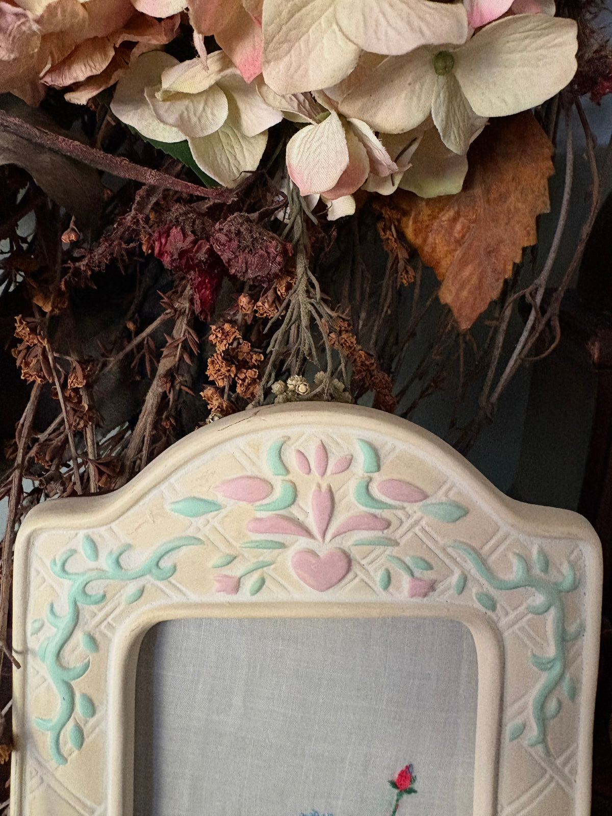 Enamel Heart Frame