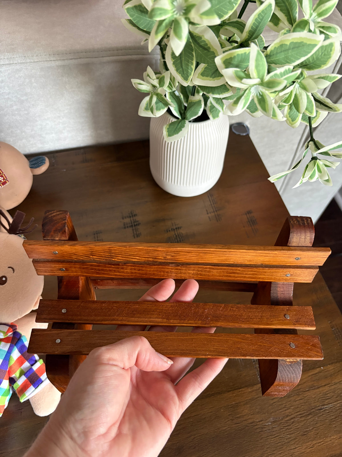 Mini Wooden Bench