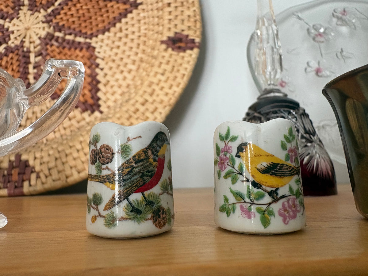 Ceramic Birds | Matches, Toothpicks
