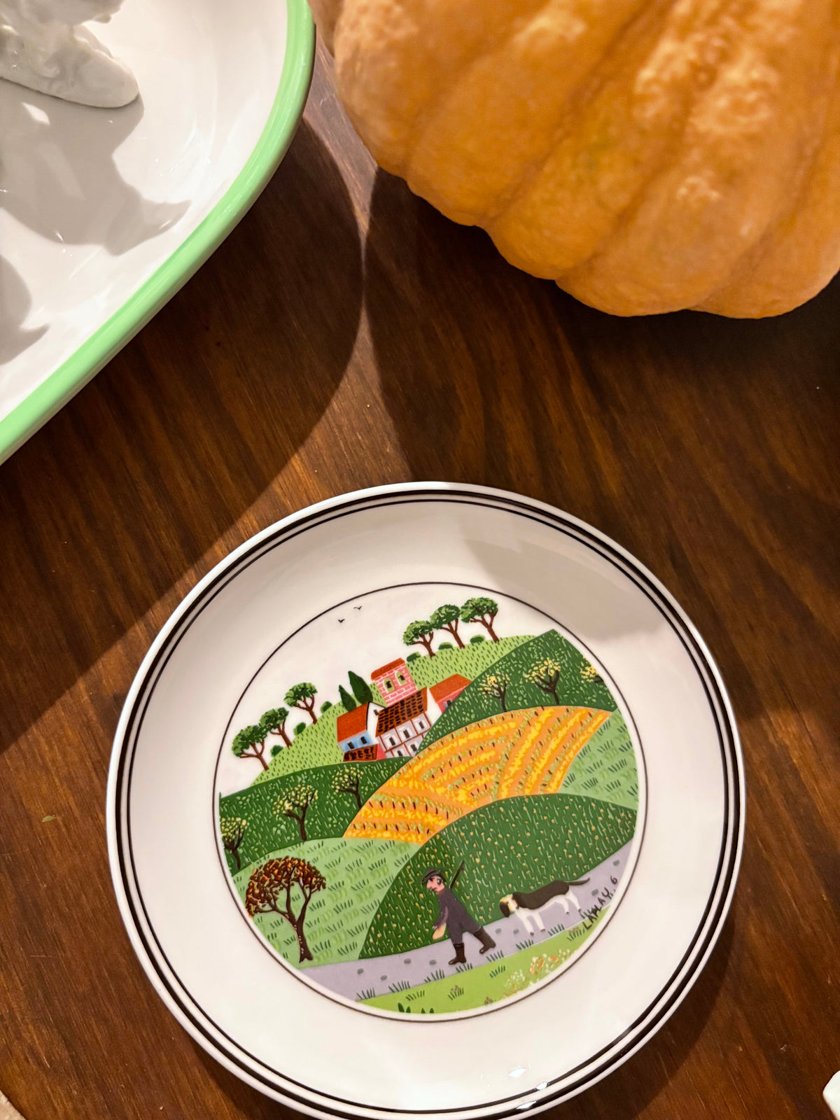 Villeroy & Boch Folk Art Porcelain Trinket Dish