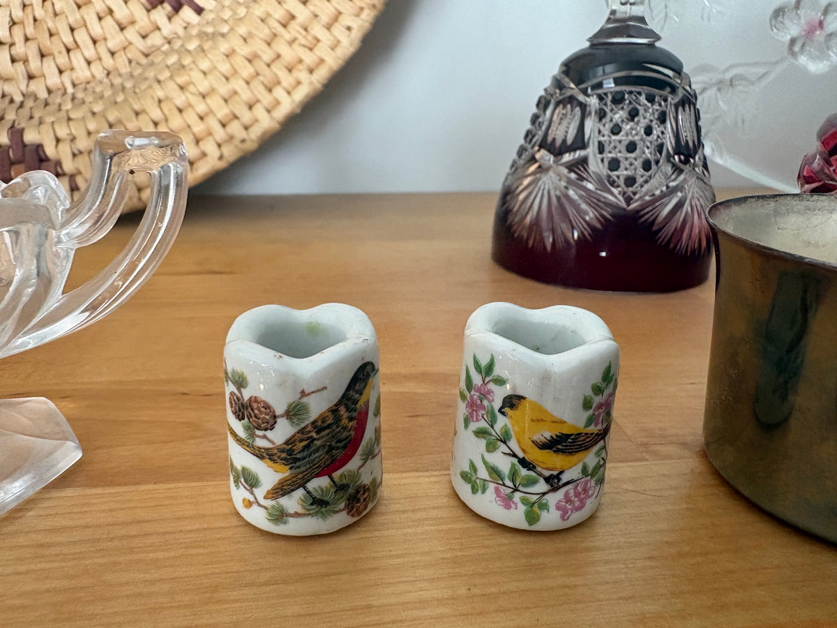 Ceramic Birds | Matches, Toothpicks