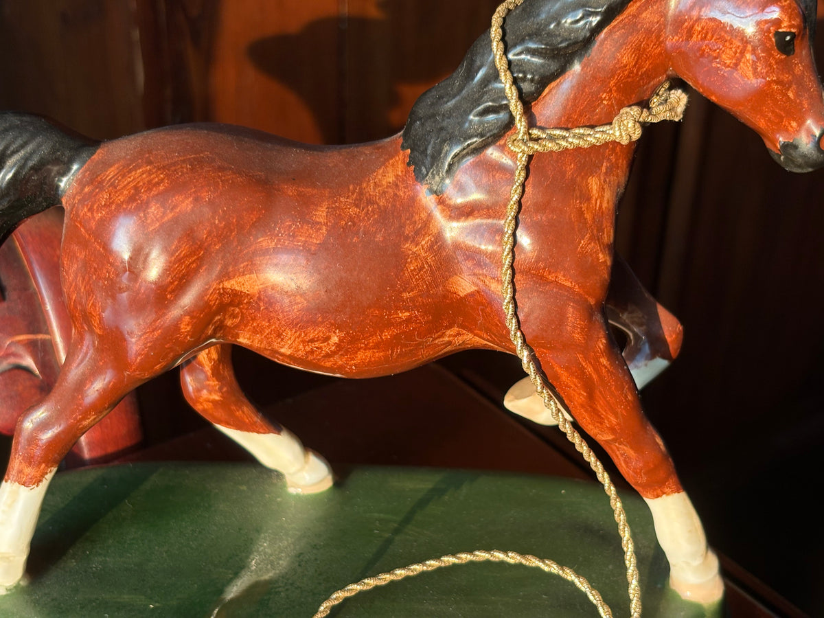 Ceramic Horse Figurine