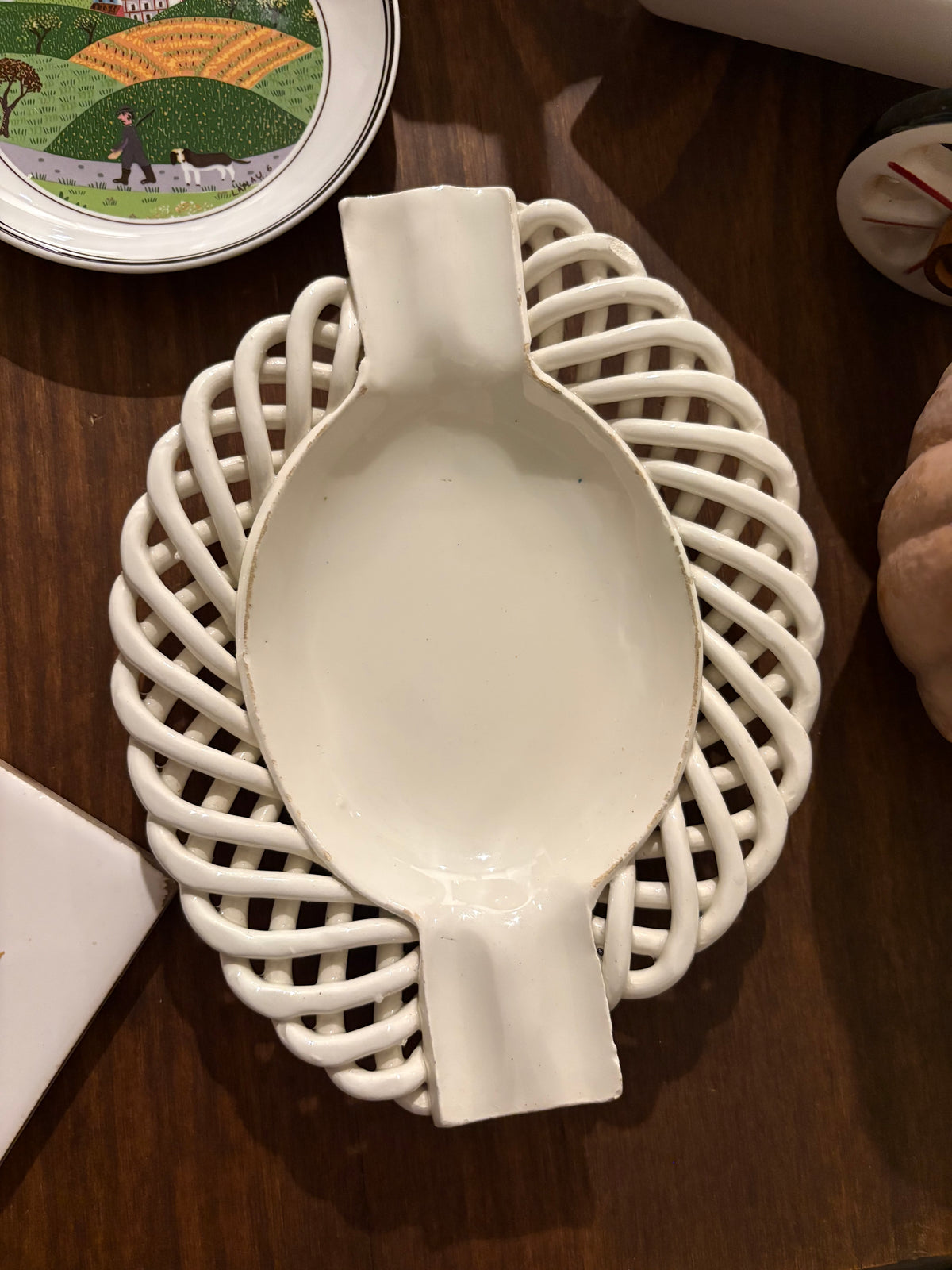 Braided Ceramic Trinket Dish | Spain