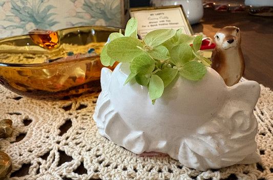 Mini Heart Planter | White Porcelain