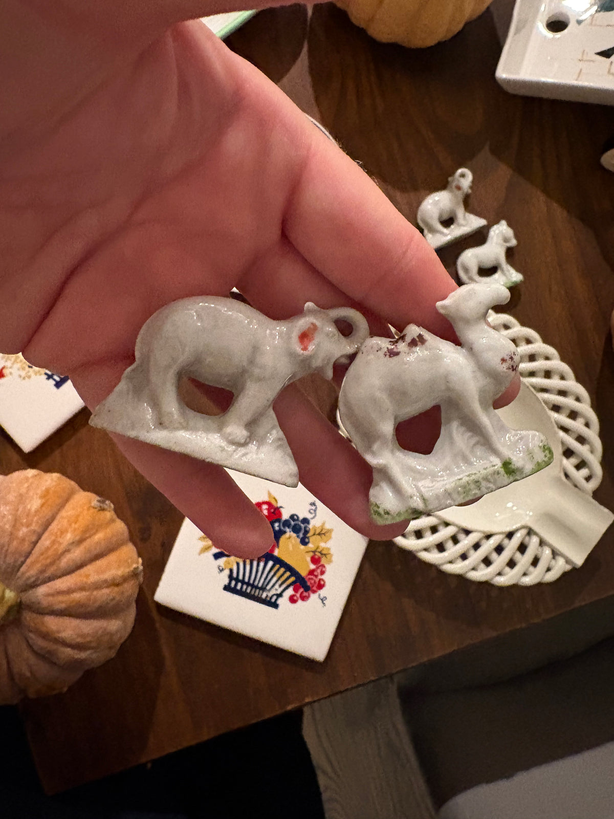Porcelain Animal Figurines | Japan