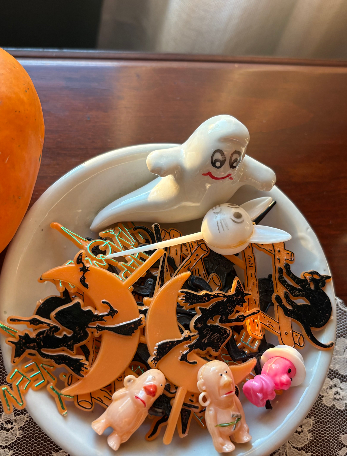 Tiny Ghost  | Ceramic Trinket Bowl