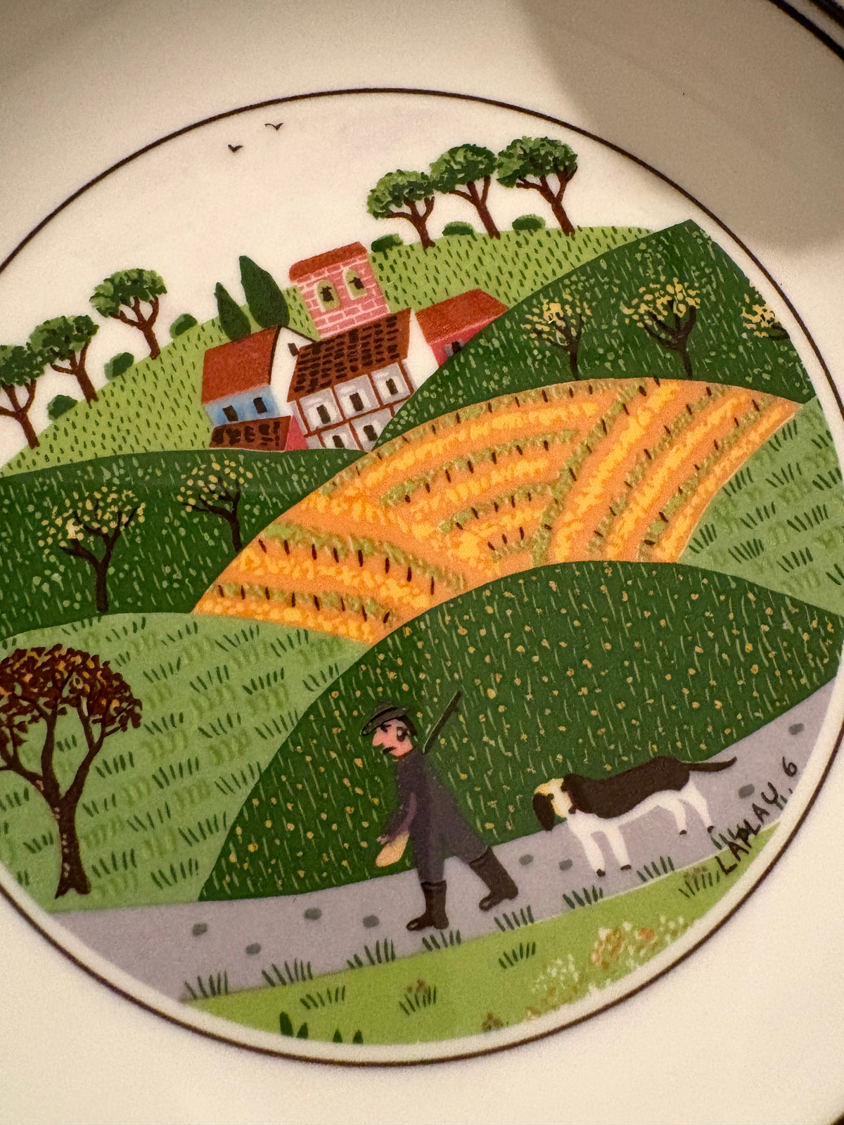 Villeroy & Boch Folk Art Porcelain Trinket Dish