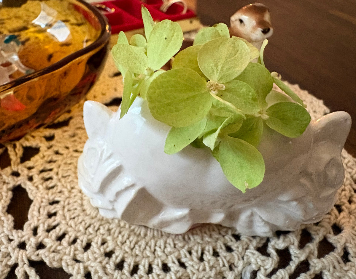 Mini Heart Planter | White Porcelain