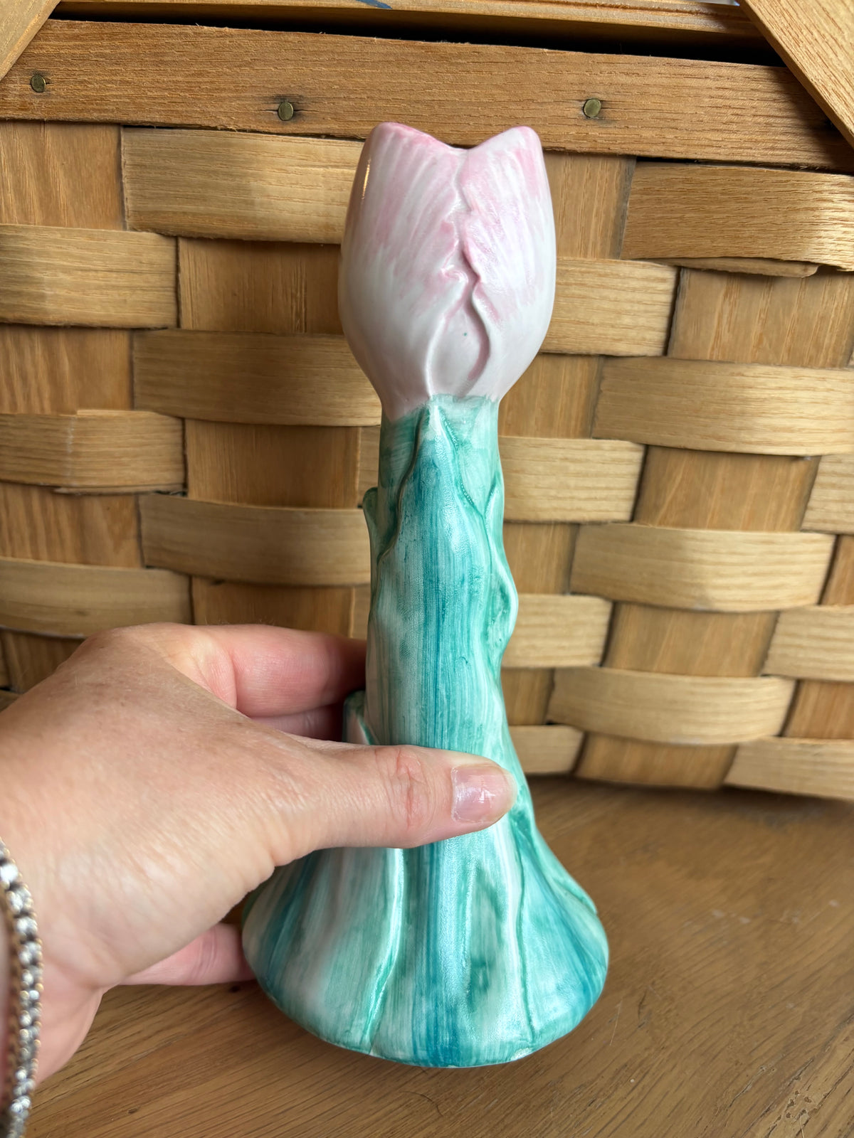 Single Tulip | Ceramic Vase/Candle Holder