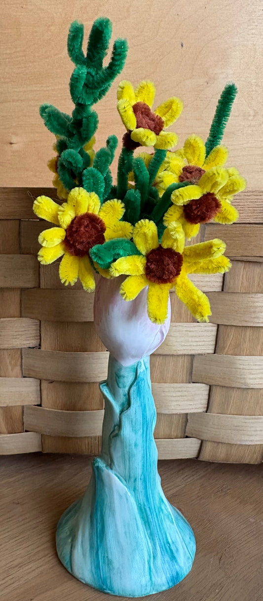 Single Tulip | Ceramic Vase/Candle Holder