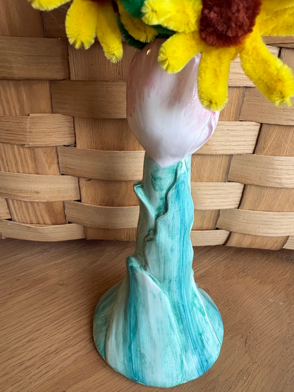 Single Tulip | Ceramic Vase/Candle Holder