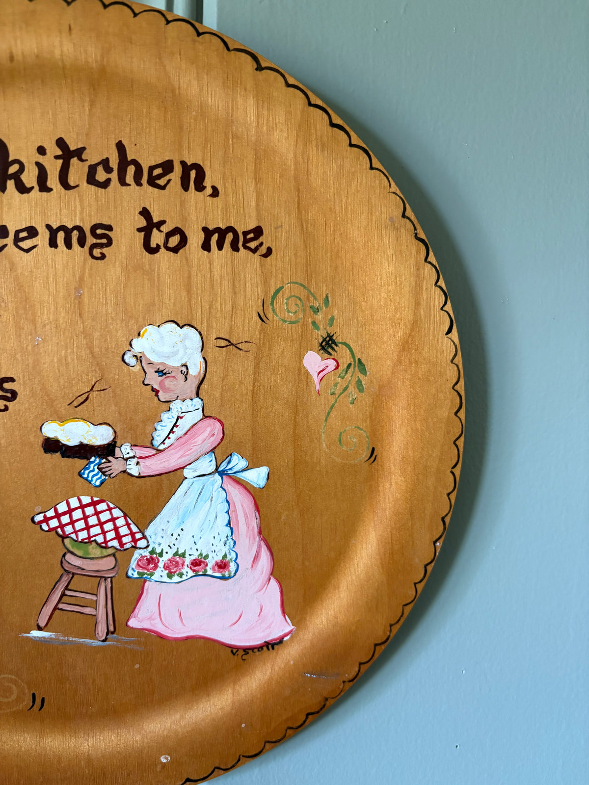 My Kitchen | Round Wall Hanging