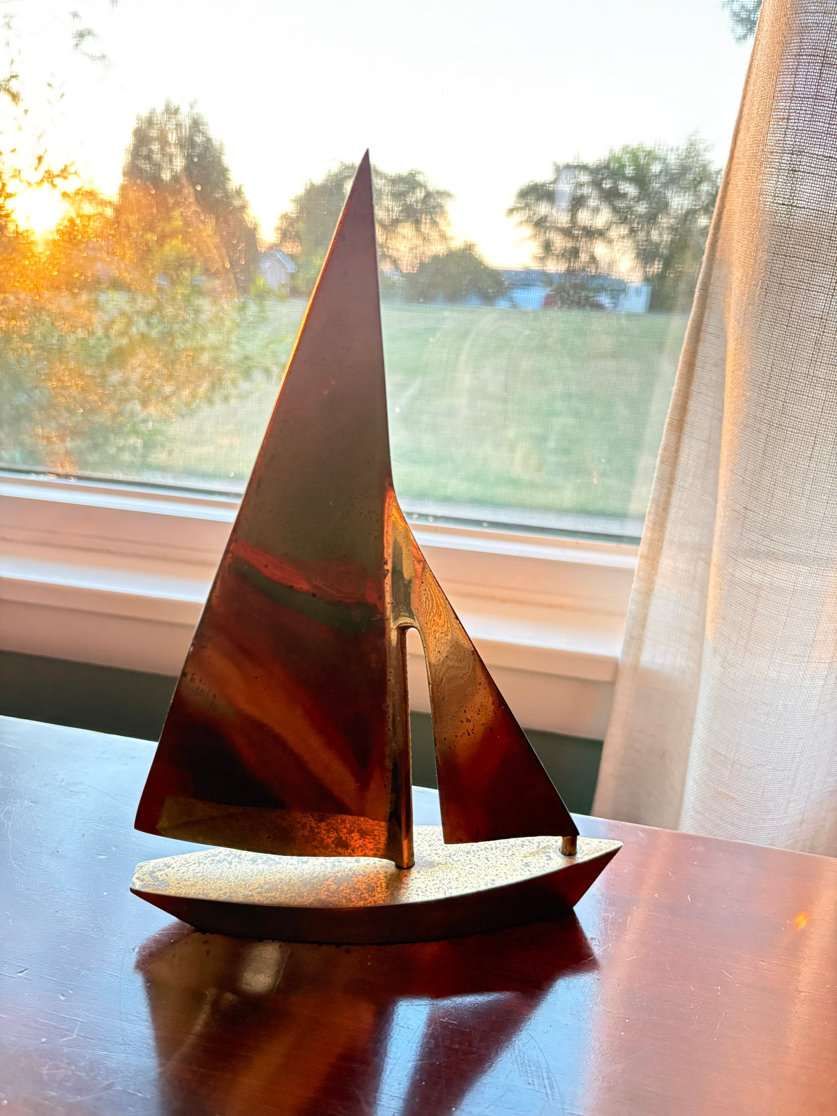 Brass Sailboat