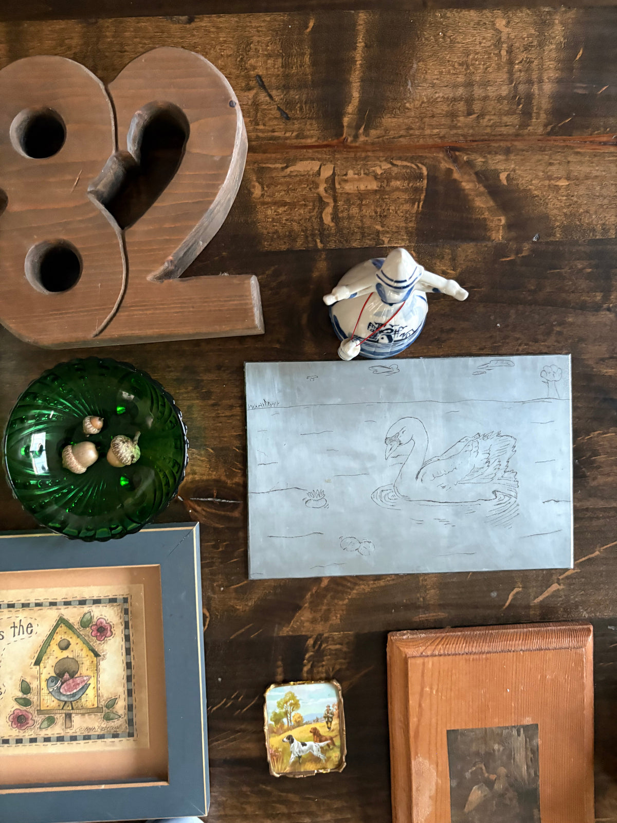 Swan Etched Printing Plate