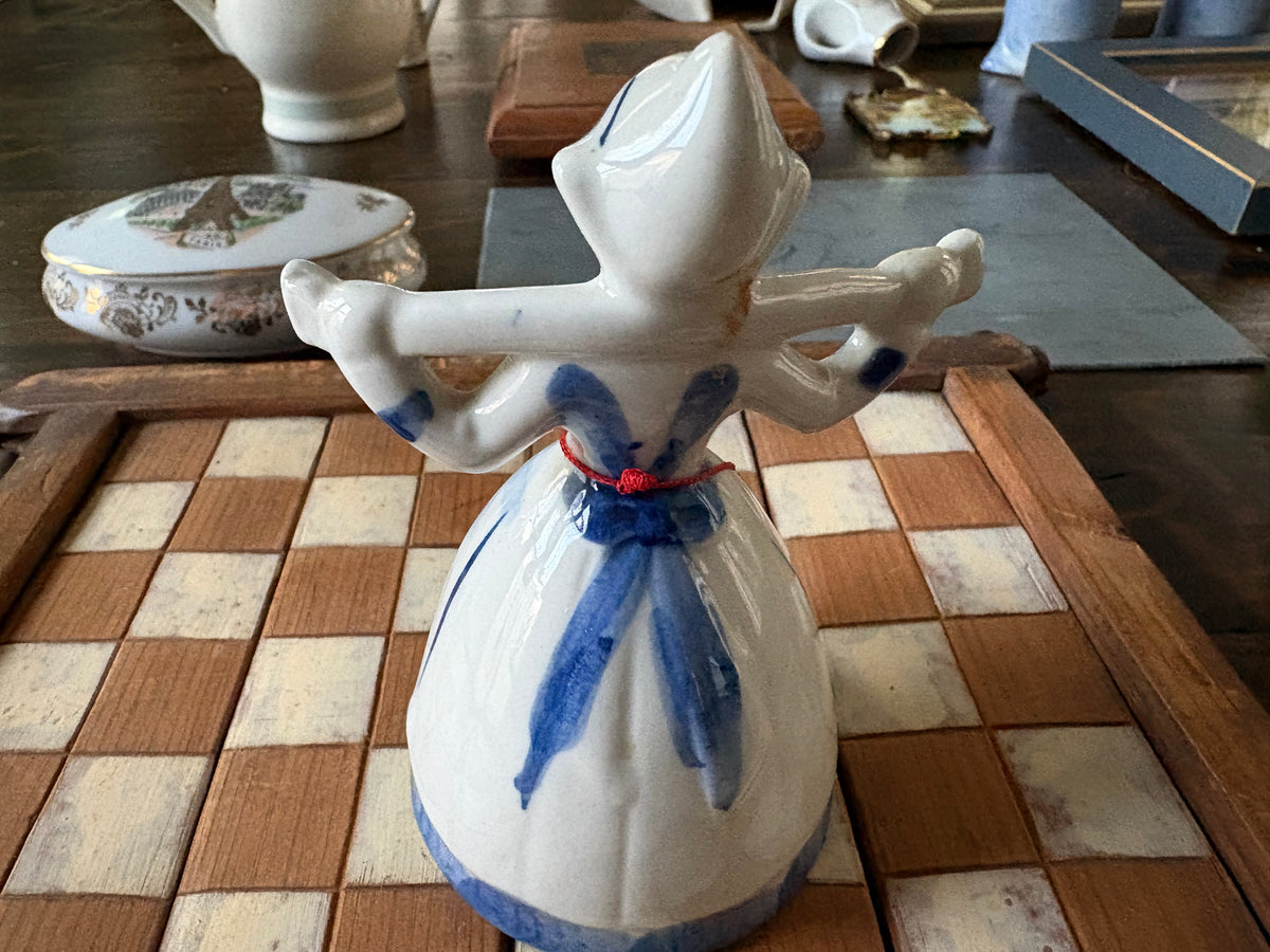Delft Blue Dutch Girl Figurine
