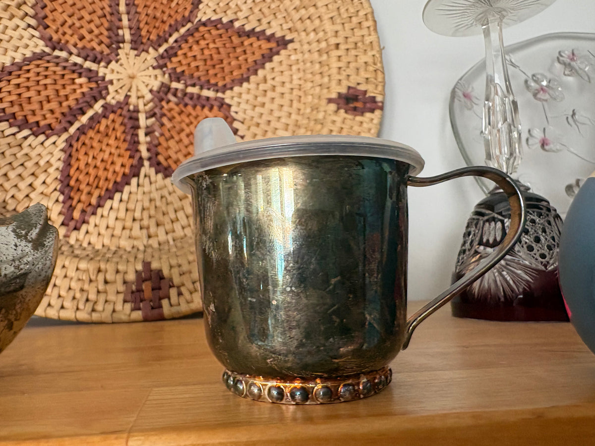 Silver Plated Kids Sippy Cup