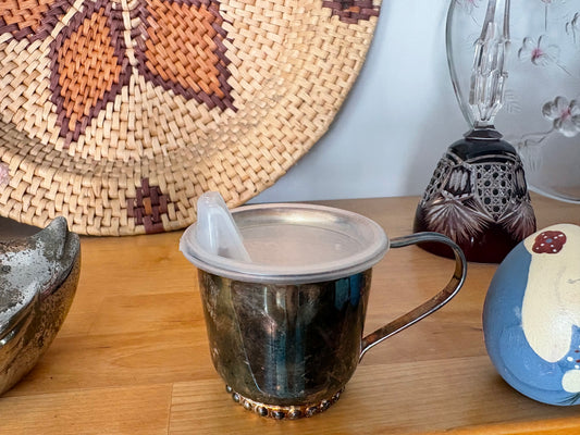 Silver Plated Kids Sippy Cup