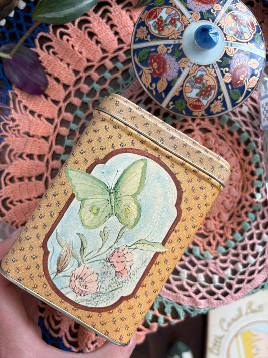 Cottagecore Butterfly Tin