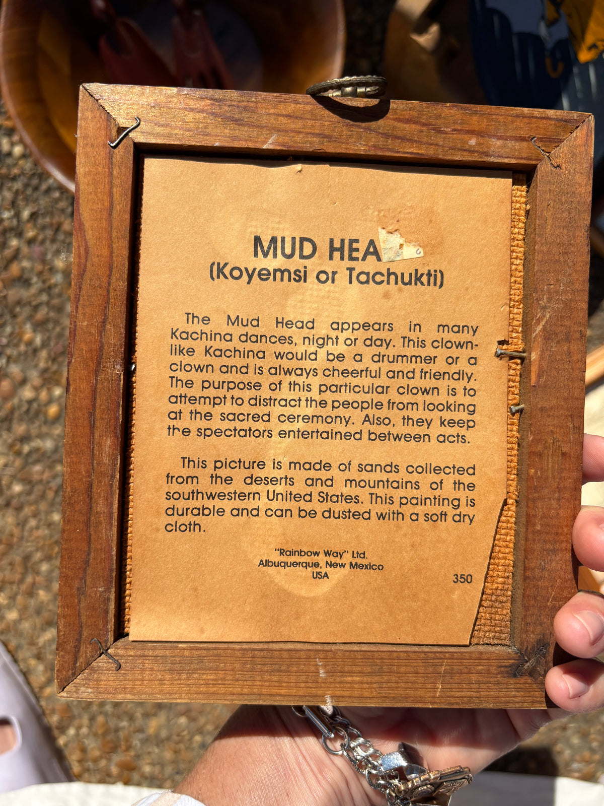 Southwestern Sand Art | Mud Head